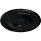 Ekena Millwork Foster Ceiling Medallion (Fits Canopies up to 5 5/8"), Hand-Painted Jet Black, 19 1/8"OD x 1"P CM19FOBLF - alternate 6